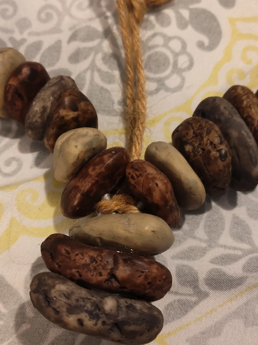 NEW! Handmade By Me- Natural Stone Heart Wall Decor -